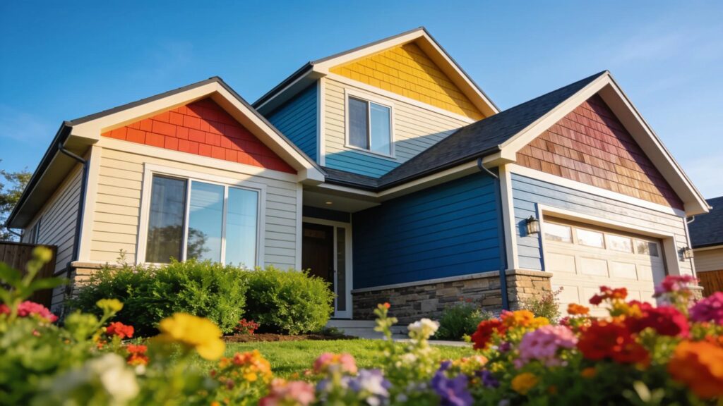 Modern home with James Hardie siding showcasing aesthetic appeal and durability