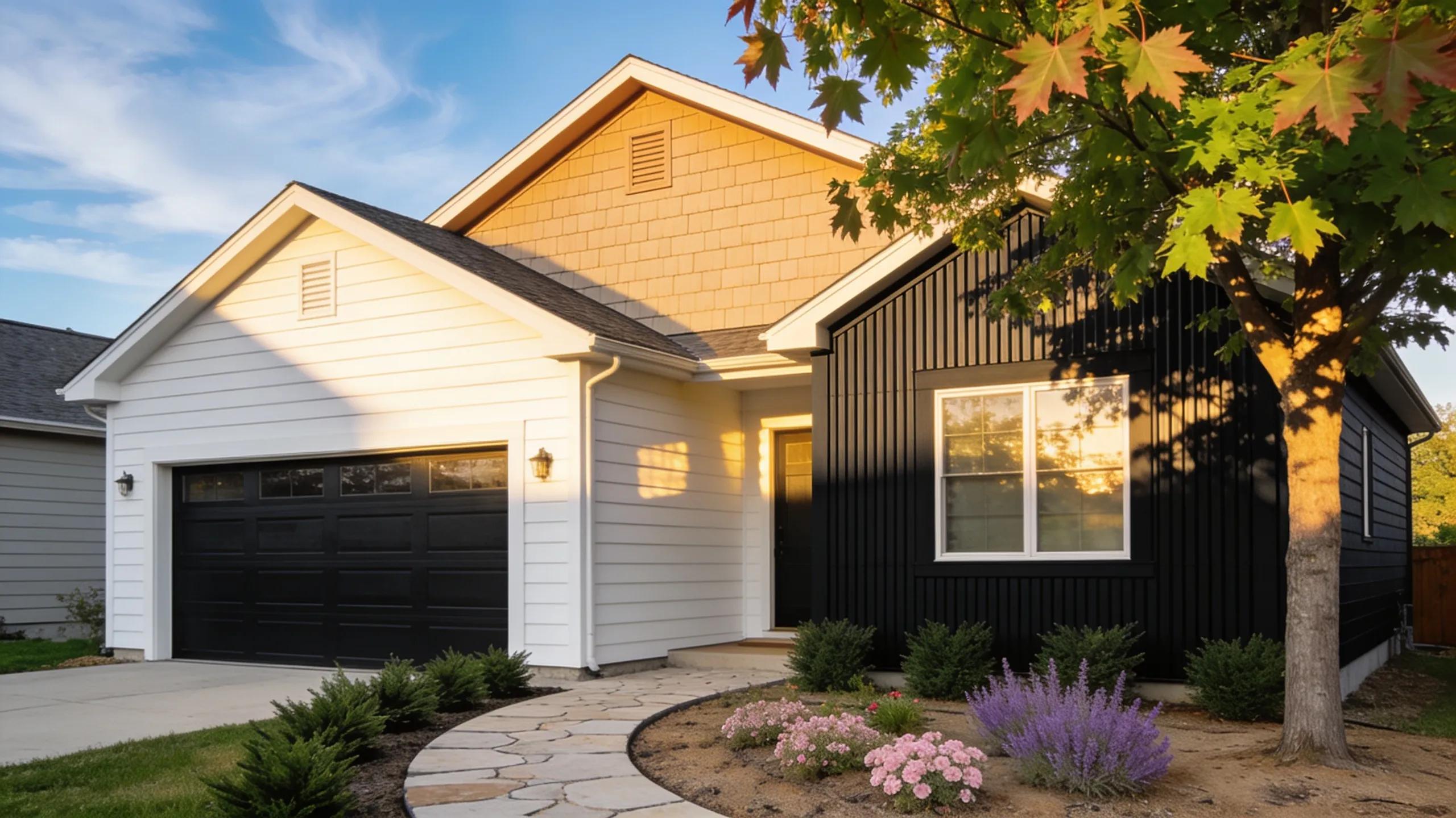 Beautiful residential home displaying the aesthetic appeal of James Hardie fiber cement siding