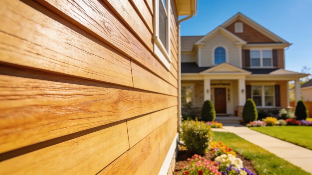 Durable Hardie Board siding on a modern home with appealing aesthetics