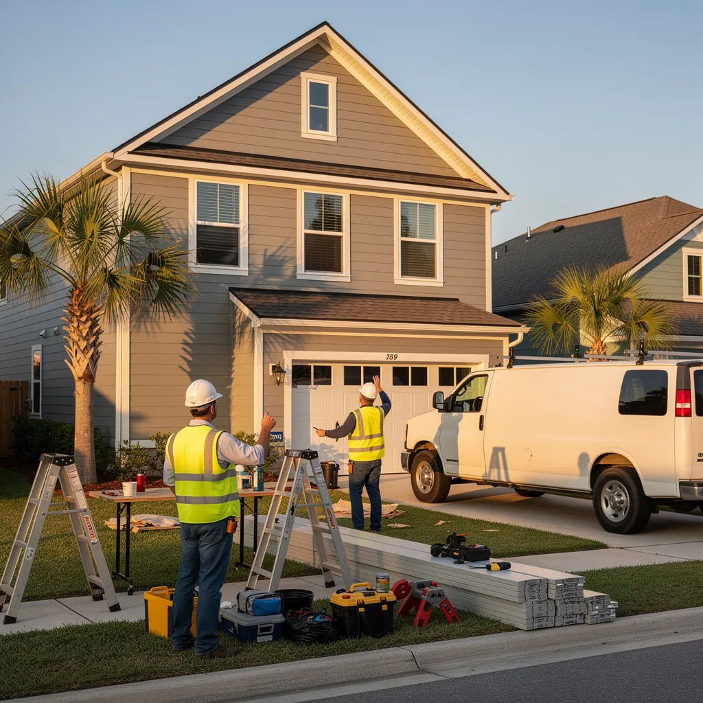 James Hardie fiber cement siding is engineered to withstand Jacksonville's harsh weather and protect curb